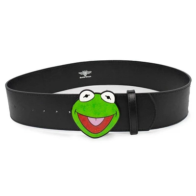 Buckle-Down Disney Muppets Kermit Cast Buckle Polyurethane Leather Belt