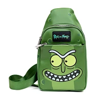 Buckle-Down Rick and Morty Polyurethane Crossbody Sling Bag