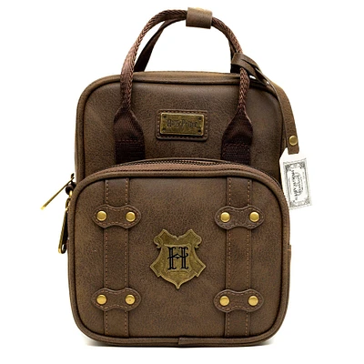 Buckle-Down Harry Potter Polyurethane Crossbody Bag with Two Compartments and Handles