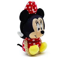 Buckle-Down Disney Minnie Mouse Dog Toy Squeaker Plush with Rope Toy