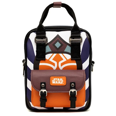 Buckle-Down Star Wars Ahsoka Tano Polyurethane Crossbody Bag with Front Pouch