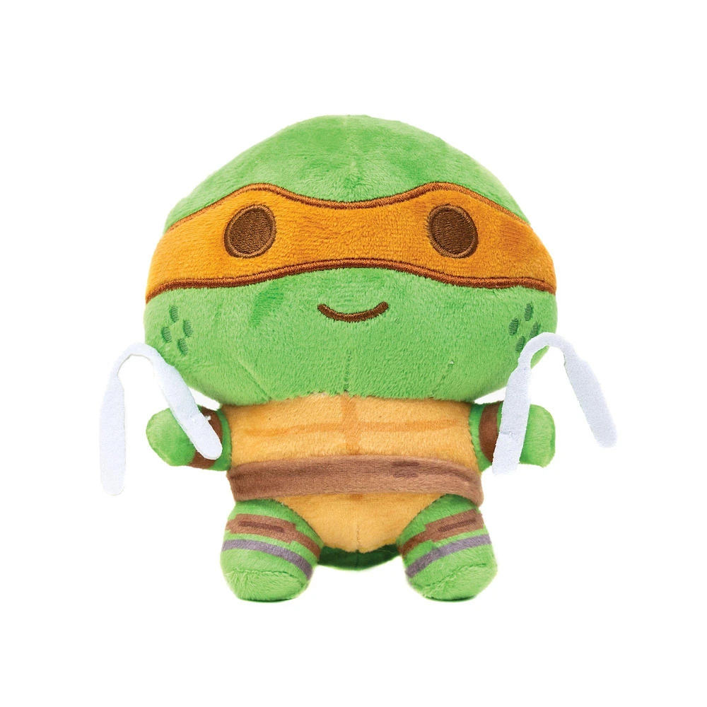 Buckle-Down Nickelodeon Ninja Turtles Dog Toy Squeaker Plush Toy Michelangelo