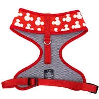 Buckle-Down Disney Mickey Mouse Ears Icon Scattered Red White Pet Harness