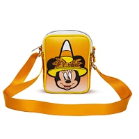 Buckle-Down Disney Minnie Mouse Polyurethane Crossbody Bag with Piping Edge