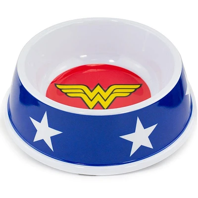 Buckle-Down DC Comics Wonder Woman Melamine Pet Food Bowl