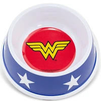 Buckle-Down DC Comics Wonder Woman Melamine Pet Food Bowl