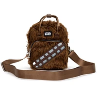 Buckle-Down Star Wars Chewbacca Faux Fur Polyurethane Crossbody Bag with Handles