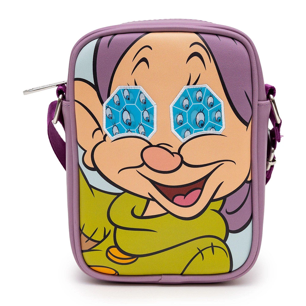 Buckle-Down Disney Snow White Polyurethane Crossbody Bag Dopey