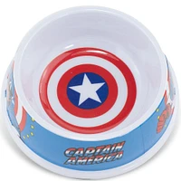 Buckle-Down Marvel Comics Captain America Melamine Pet Food Bowl