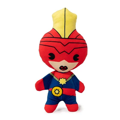 Buckle-Down Marvel Comics Captain Marvel Dog Toy Squeaker Plush Toy