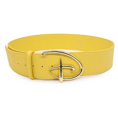 Buckle-Down Disney Signature D Cast Buckle Polyurethane Leather Belt