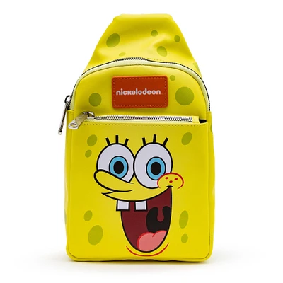 Buckle-Down Nickelodeon SpongeBob SquarePants Polyurethane Crossbody Sling Bag