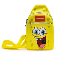 Buckle-Down Nickelodeon SpongeBob SquarePants Polyurethane Crossbody Sling Bag