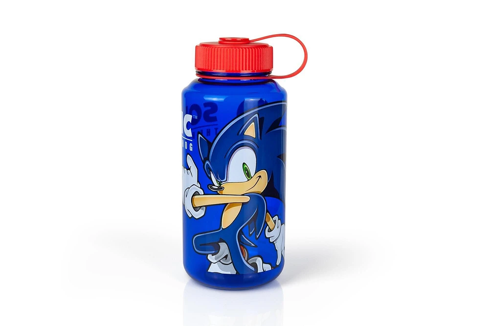 Sonic The Hedgehog 32oz Plastic Water Bottle