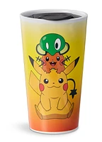 Pokemon XY Series Pikachu, Dedenne, and Squishy 16 oz Travel Mug