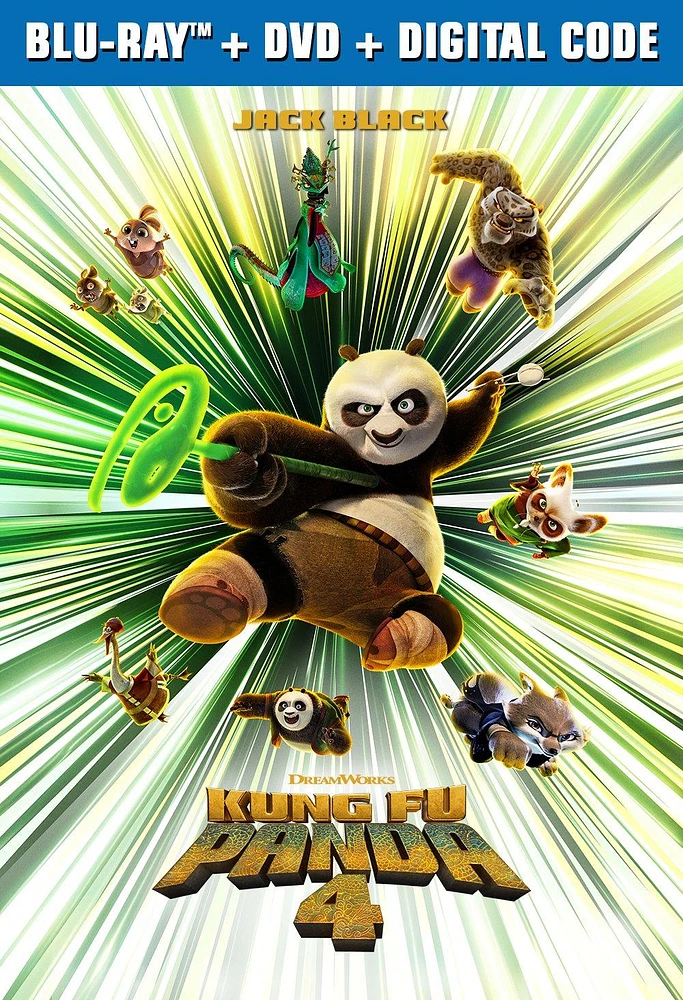 Kung Fu Panda 4 Movie - Blu-ray