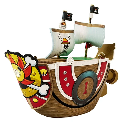 Loungefly One Piece Thousand Sunny Ship Figural 7.5-in Crossbody Bag