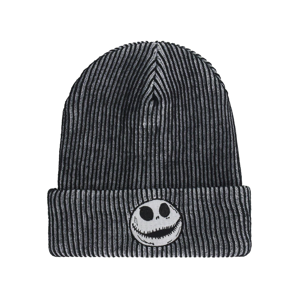 The Nightmare Before Christmas Glow-In-The-Dark Jack Striped Unisex Beanie