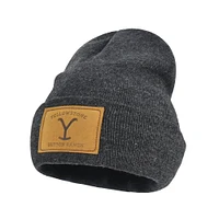 Yellowstone PU Patch Unisex Beanie