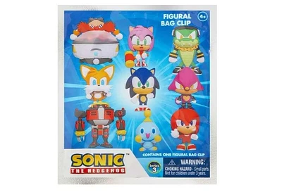 Sonic the Hedgehog 3D Foam Bag Clip Blind Bag Series 1 (Styles May Vary)