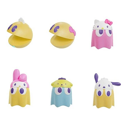 MegaHouse Pac-Man x Sanrio Characters Chibi Collect Figure Vol. 1 Blind Box Figure (Styles May Vary)