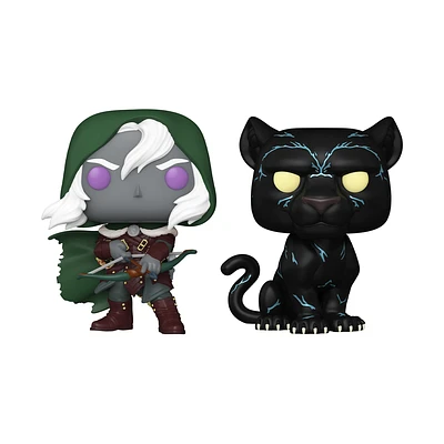 Funko POP! Games: Dungeons and Dragons Drizzt and Guenhwyvar Vinyl Figure Set