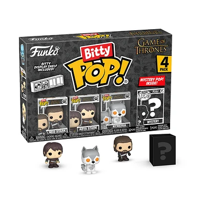 Funko Bitty POP! Game of Thrones Vinyl Figure Set 4-Pack (Ned Stark, Arya, Nymeria