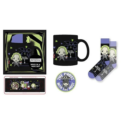 Culture Fly Beetle Juice Fan Bundle with Mug, Socks, and Sticker