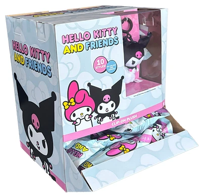 Hello Kitty My Melody Kuromi 3.5-in Clip-on Plush (Styles May Vary)