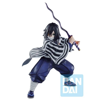 Bandai Demon Slayer: Kimetsu no Yaiba Obanai Iguro (Hashira Training Arc) 7.1-in Ichibansho Figure GameStop Exclusive