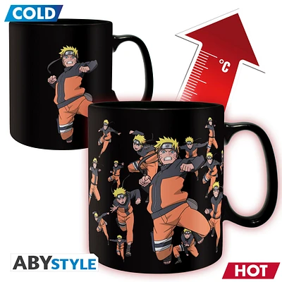 ABYstyle Naruto Shippuden Naruto - Naruto Clone Jutsu Magic Mug and Coaster Gift Set