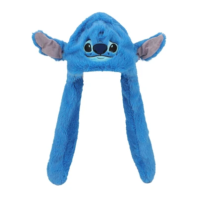 Disney Lilo and Stitch - Stitch Fuzzy Unisex Tassel Beanie Laplander with Moveable Ears