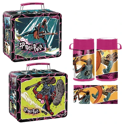 Tin Titans Marvel Spider Punk Lunch Box with Beverage Container 2024 San Diego Comic Con (Previews Exclusive)