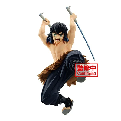 Banpresto Demon Slayer: Kimetsu no Yaiba Vibration Stars Inosuke Hashibira 8.3-in Action Figure