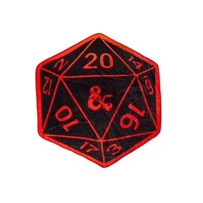 Dungeons and Dragons Die Shaped Polyester Blanket