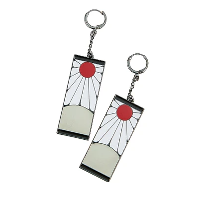 Demon Slayer: Kimetsu no Yaiba Tanjiro Cosplay Replica Hanafuda Earrings