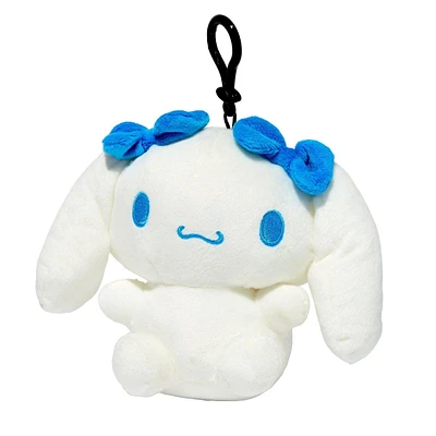 Sanrio Cinnamoroll Plush Bag Clip with Zippered Pouch