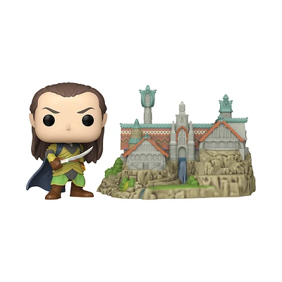 Funko POP! Movies: Lord of The Rings Elrond and Rivendell 3.9-in Vinyl Figure