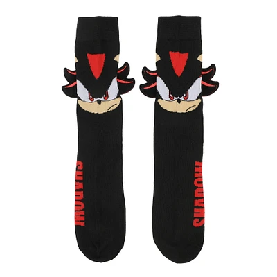 Shadow the Hedgehog Novelty Crew Socks