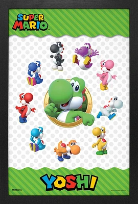 Super Mario Yoshi Wheel 11x17 Wall Art