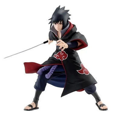 Banpresto Naruto Shippuden Vibration Stars Sasuke Uchiha 5.9-in Statue