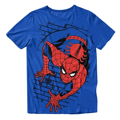 Marvel Spider-Man Crawling Unisex Short Sleeve Graphic T-Shirt GameStop Exclusive