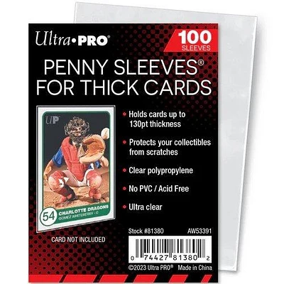 Ultra Pro Toploaders Thick Card Sleeves (130 point) for Standard Size Cards