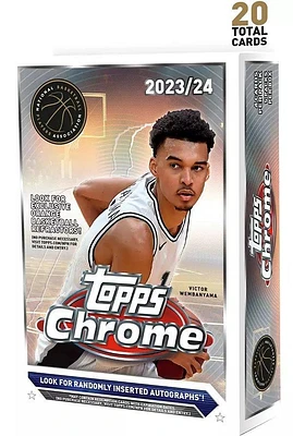 2023-2024 Topps Chrome Basketball Hanger Pack