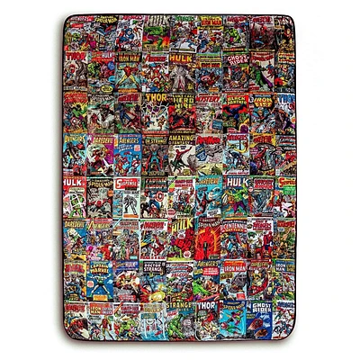 Marvel Comics Oversized Fleece Sherpa 54 x 72-in Throw Blanket