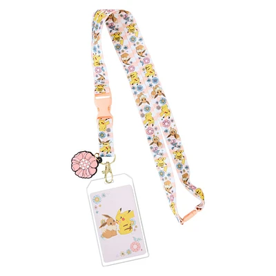 Loungefly Pokemon Floral Lanyard GameStop Exclusive