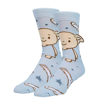 Harry Potter Dobby Unisex Crew Sock with 3D Ears