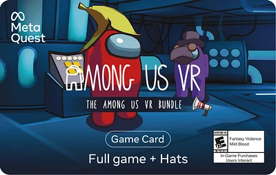 Meta Quest Among Us VR: The Among Us VR Bundle Gift Card (Digital)