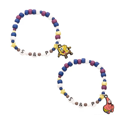 Nickelodeon Spongebob Squarepants Spongebob and Patrick Beaded Best Friends Bracelets Set - Gamestop Exclusive