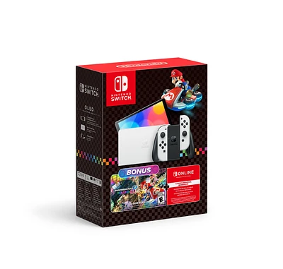 Nintendo Switch - OLED Model Mario Kart 8 Deluxe Bundle